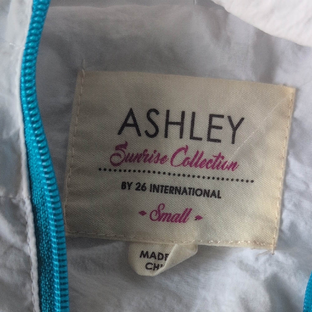 Ashley By 26 International Women's Utility Jacket - White and Blue
